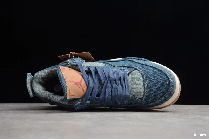Rep TBK x Air 4 Levi's Jordan AO2571-401 Nike Denim 0721